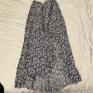 Floral maxi skirt